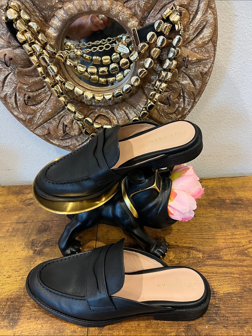 Cole Haan® Stassi Penny Mule Size 7: Excellent Preowned Condition - Picture 3 of 12